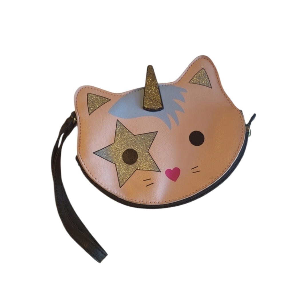Luv Betsey Betsey Johnson Caticorn Cat Unicorn Wristlet Coin Purse